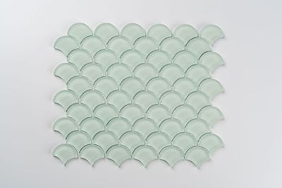 Aurora Glass Mosaic -  Fan - Green