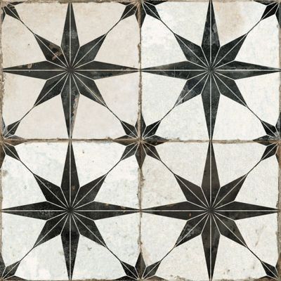 Spitalfields - Retro Star Black