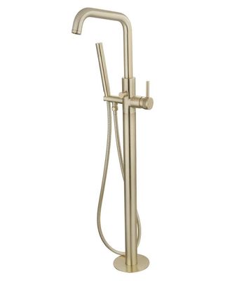 Kyloe -  Freestanding Bath Shower Mixer-  Brushed brass