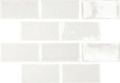 Memories  - Moments Crackle Glaze  - White - Brick