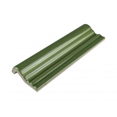 Pudding Bowl Crackle Glaze - Green Apple -  5 x 15 cm Border