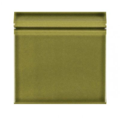 Pudding Bowl Crackle Glaze - Olive Green -  15 x 15 cm - Skirting