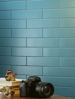 Slim Brick Floor and Wall - Teal