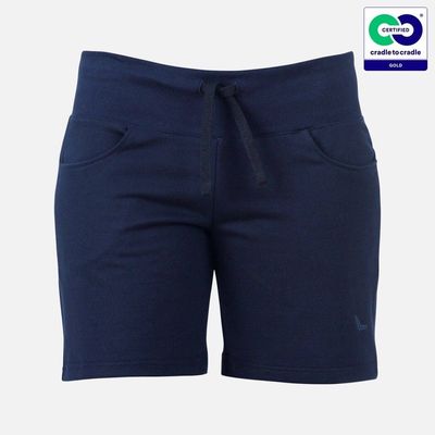 Trigema - Women&#039;s Shorts - 100% Organic Cotton - Navy (2021)