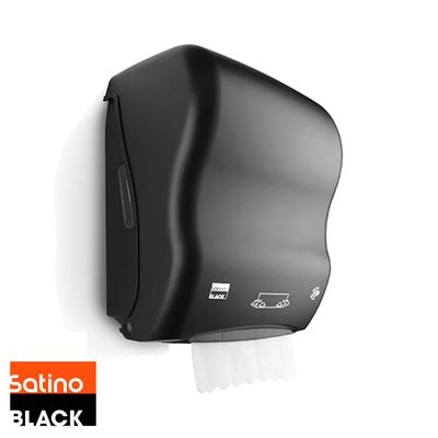 Satino Black - Paper Hand Towel Dispenser