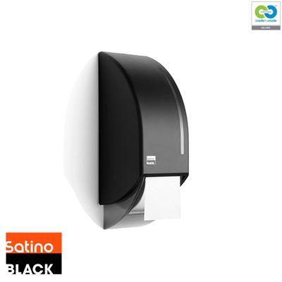Satino Black - Toilet Roll Dispenser