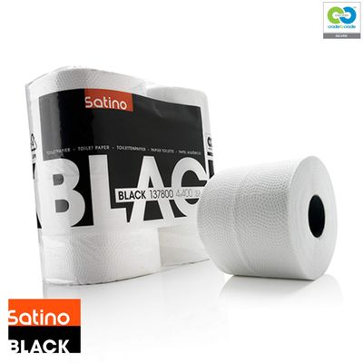 Satino Black - Toilet Paper Rolls (Bulk Pack 40 rolls)