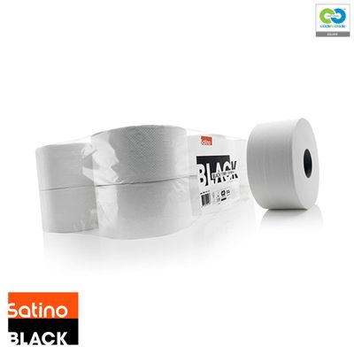 Satino Black - 180M Jumbo Toilet Paper Refills