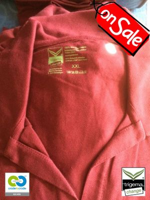SALE (ONE ONLY - Womans XXL available in other sizes M &amp; L) Sangria Polo T-Shirt