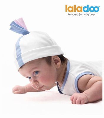 SALE - (LAST TWO) - Laladoo - Daffi Baby Beanie - Pink