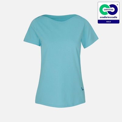 Trigema - Chic T-shirt in eco quality Mint-C2C - 100% Organic Cotton - 2021