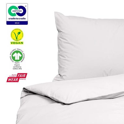 Mary Rose - Organic, Fair Wear &amp; Vegan - Duvet Covers and Pillow Cases - White