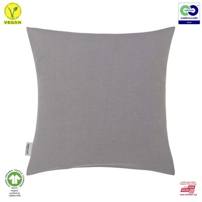 Mary Rose - Organic, Fair Wear &amp; Vegan - Cushion Covers - Grey