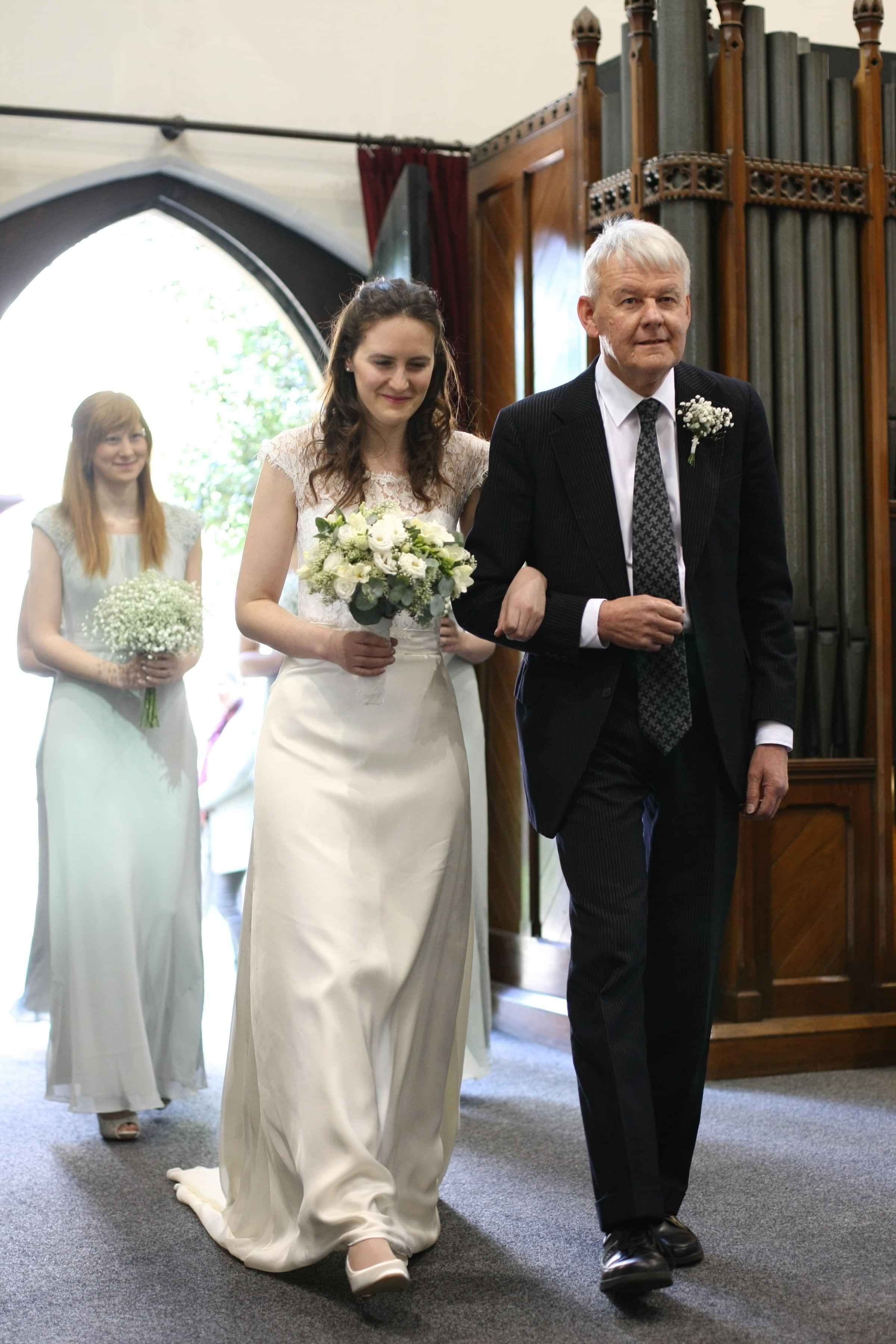 Kate Edmondson exclusive wedding dress design