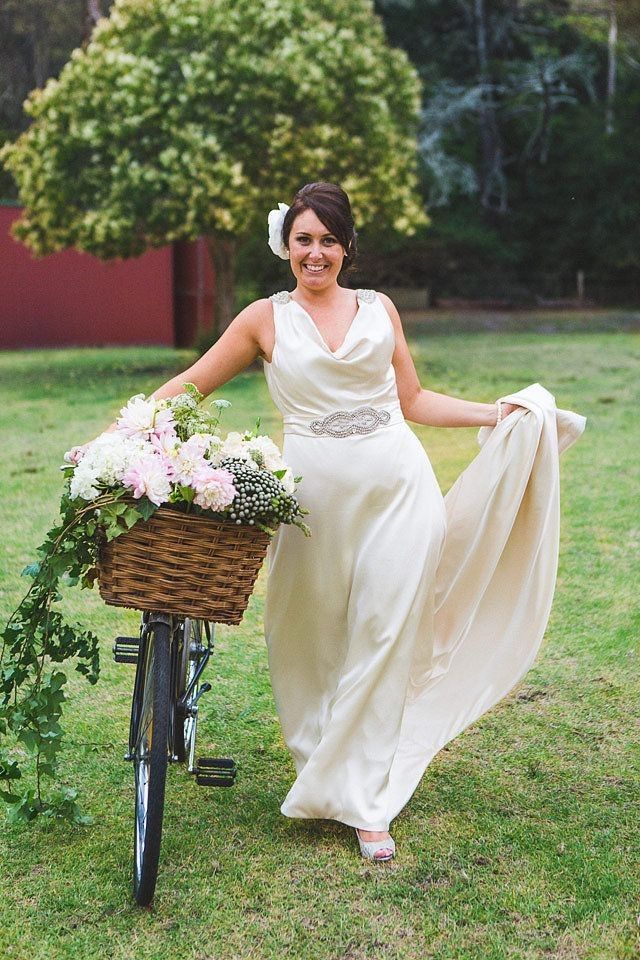 1930s inspired silk satin dress Kate Edmondson exclusive 