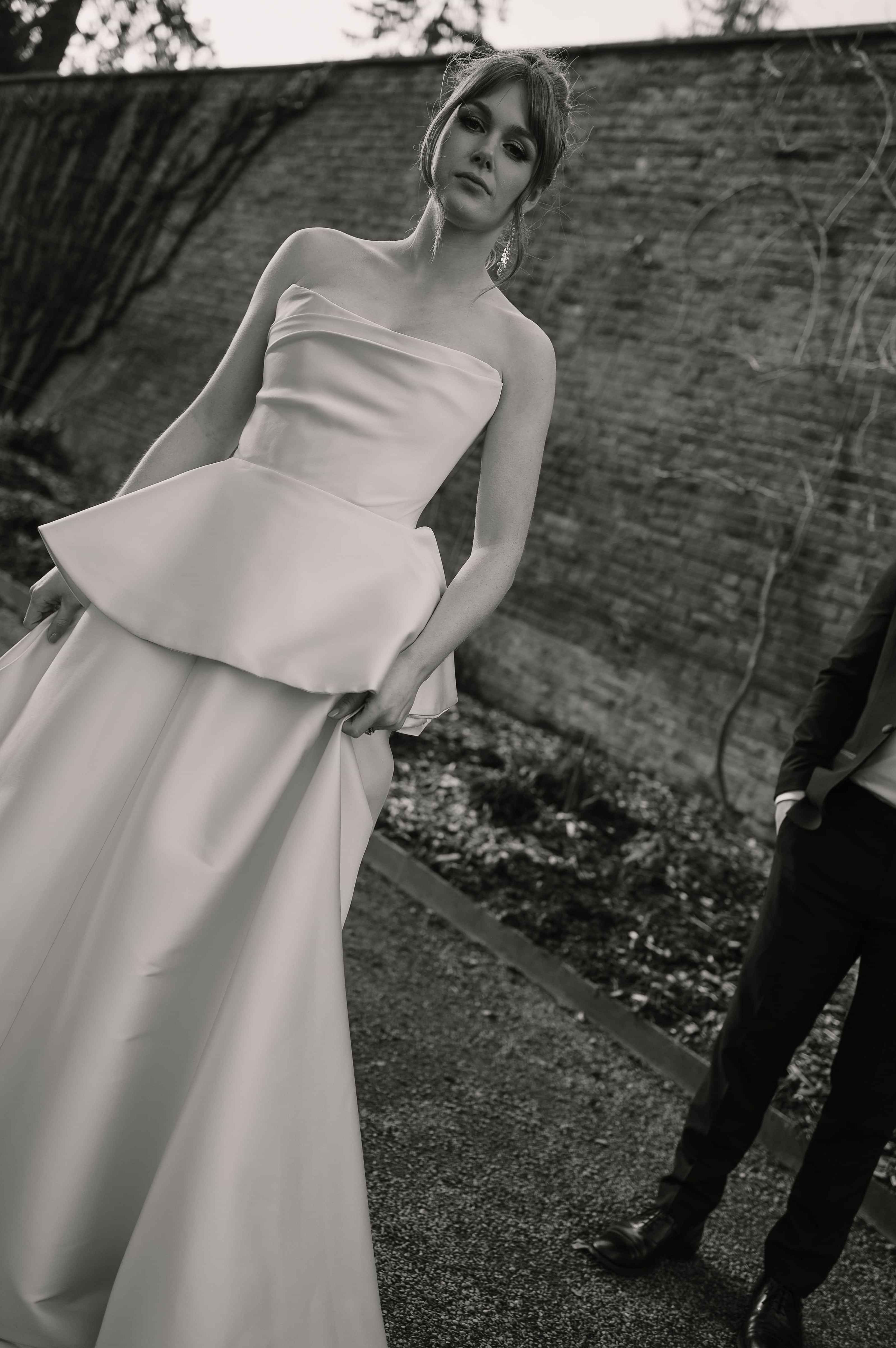 bespoke wedding dress, London Bridal designer, Custom bridal gown, Kate Edmondson