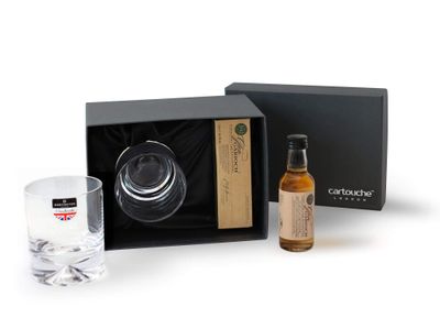Whisky Gift Set with Dimple Crystal Glass | Made in Britain