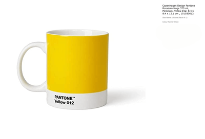 PANTONE MUG - Yellow 012 Code: 101030012