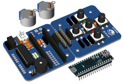 Escornabot Ogaki Assembled (w/o chassis) + Arduino Micro original