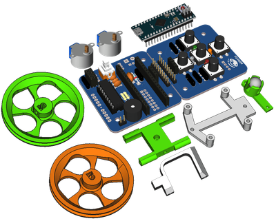 Escornabot Ogaki +Chasis + Arduino Micro original