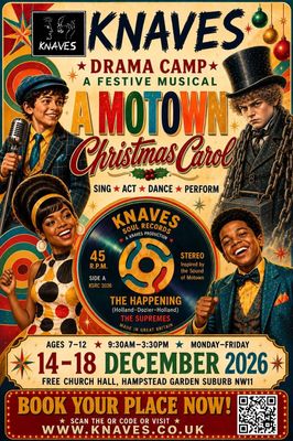CHRISTMAS HOLIDAY DRAMA CAMP:  14TH TO 18TH DECEMBER 2026