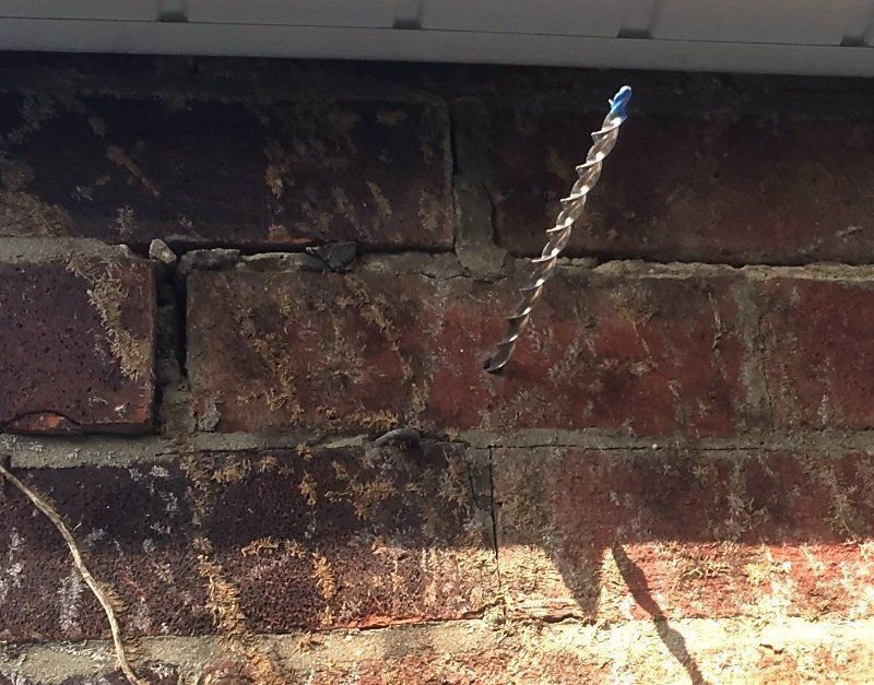 crack stitching repairs to masonry