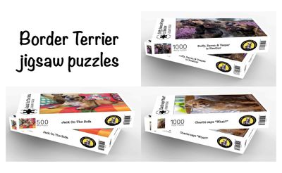 BTW Border Terrier Jigsaw Puzzles - 500 &amp; 1,000 piece
