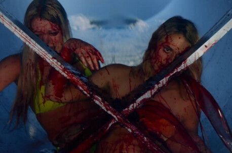 AQUASLASH (UK Premiere) HORROR CHANNEL SCREEN 21:30. Director: Renaud Gauthier. Cast: Nicolas Fontaine, Brittany Drisdelle, Lanisa Dawn, Nick Walker.