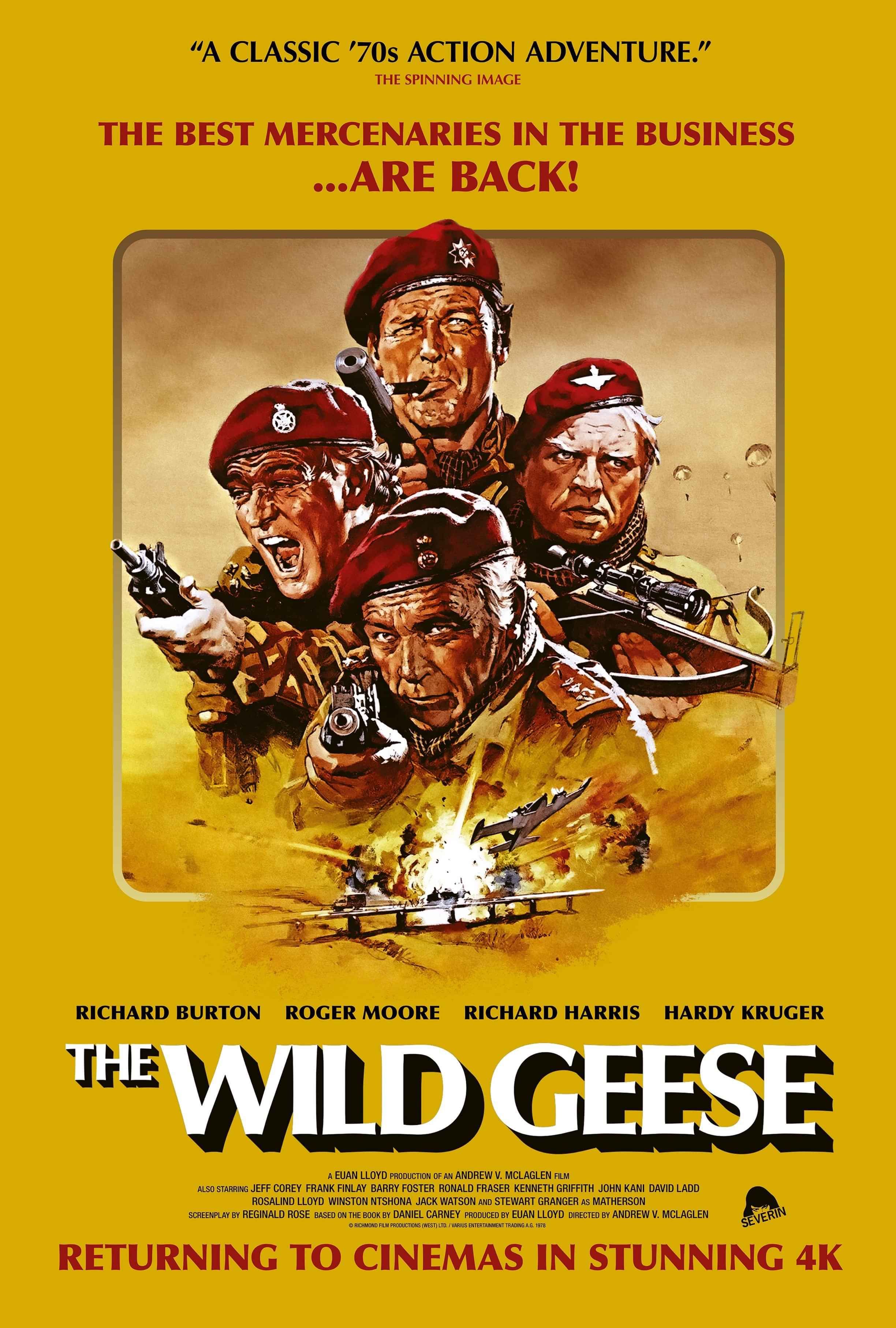 'THE WILD GEESE' – A Classic British Action Epic Returns In A Stunning 4K Restoration