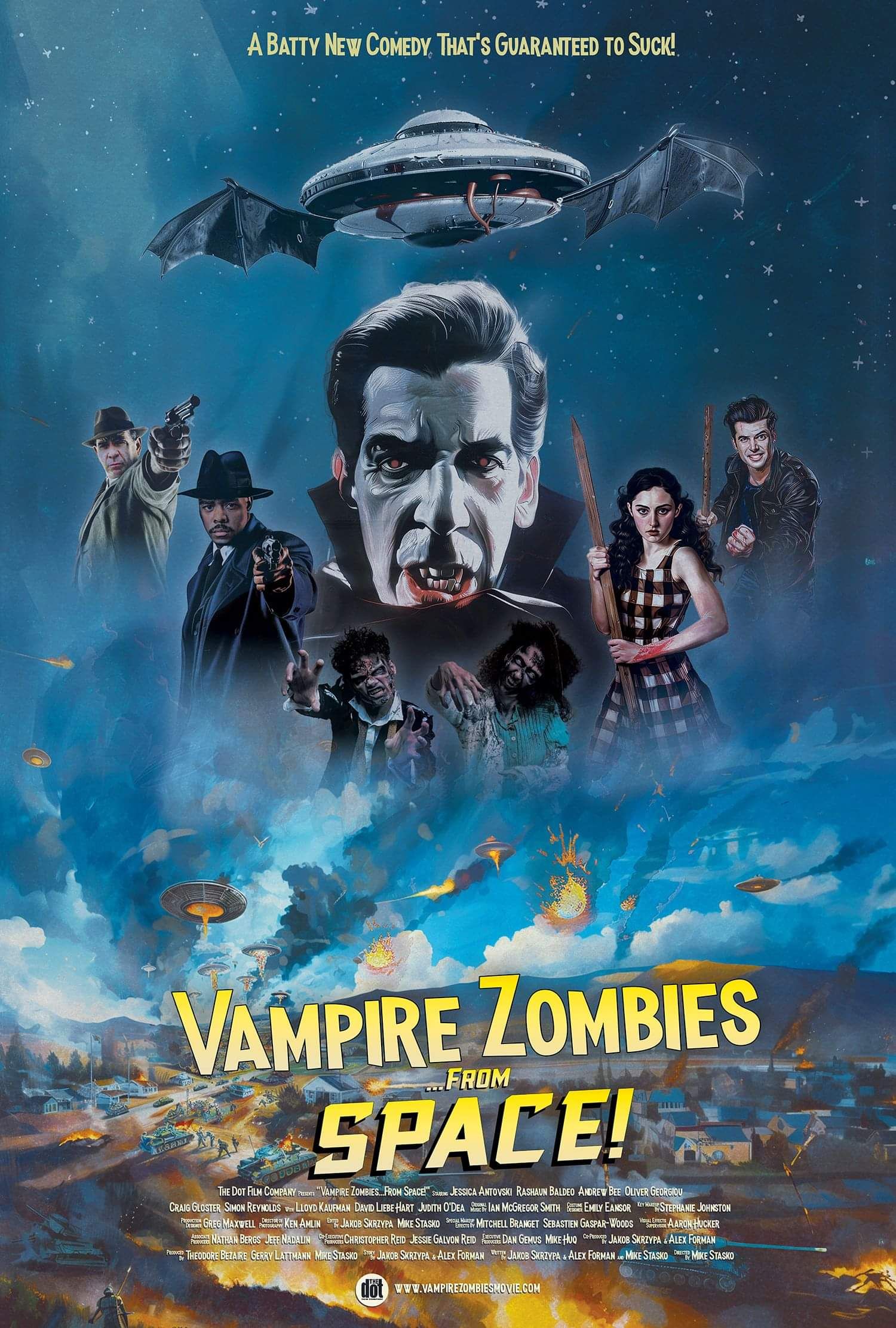 'VAMPIRE ZOMBIES… FROM SPACE!' – A Retro Sci-Fi Horror Comedy Paying Tribute to 1950s Creature Features