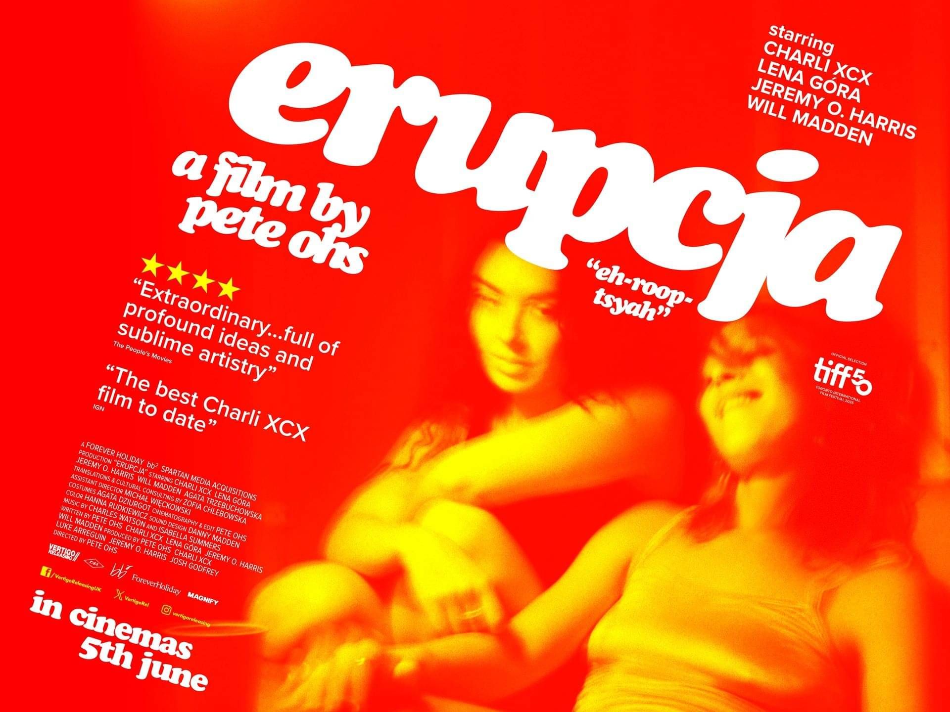 ERUPCJA – Charli xcx Stars In Pete Ohs’ Poland-Set Drama