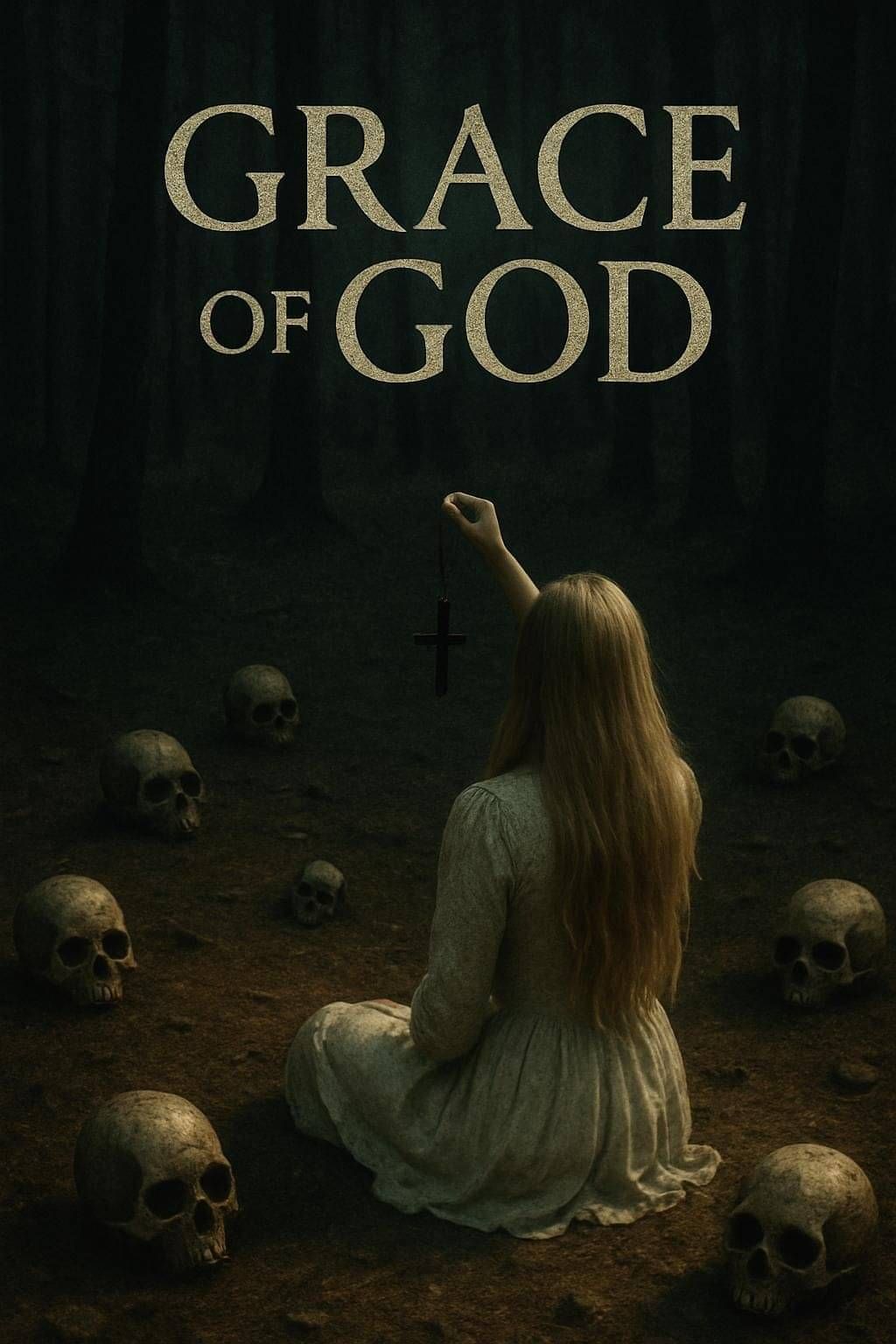 Poster for 'GRACE OF GOD', a 2026 1970s cult horror film from BayView Entertainment.