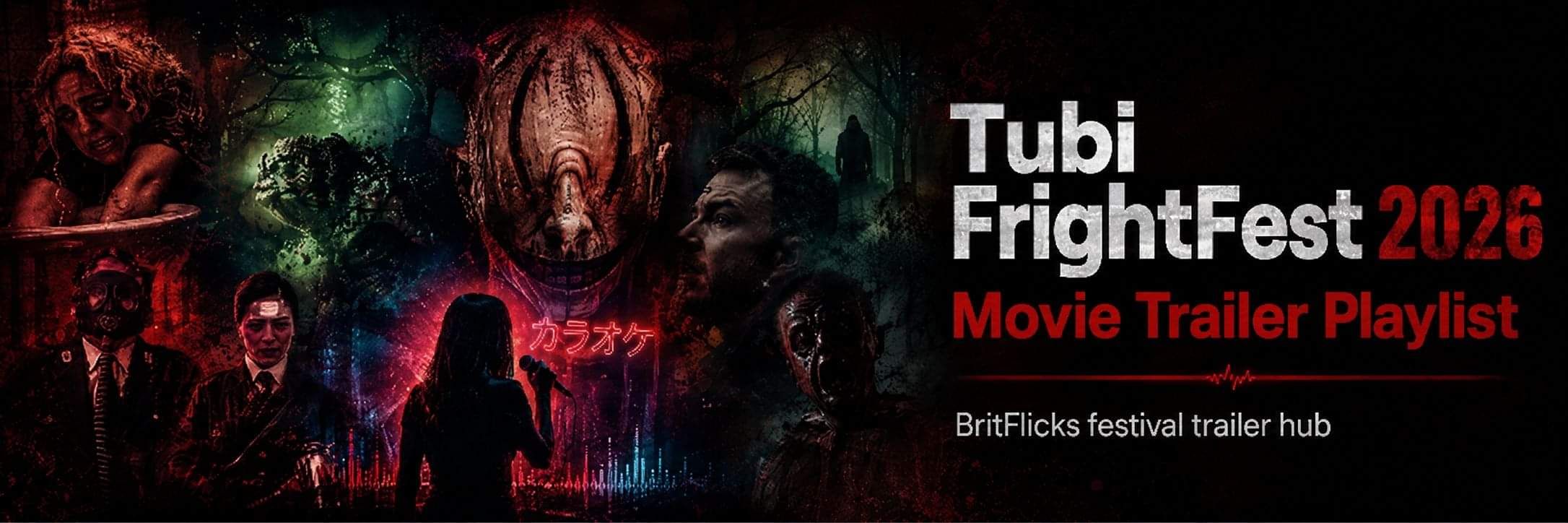 Tubi FrightFest 2026 movie trailers Playlist