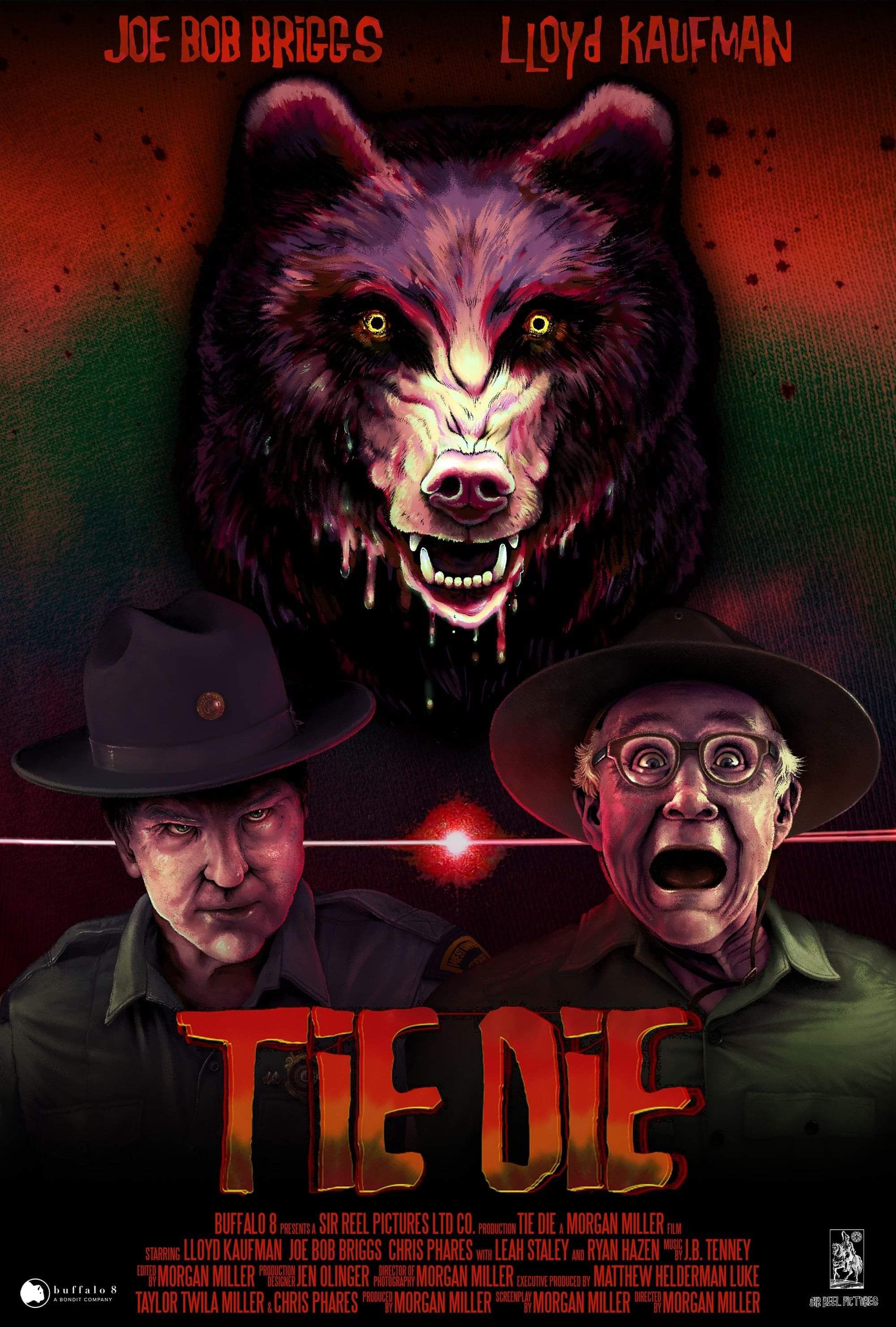 TIE DIE – Joe Bob Briggs And Lloyd Kaufman Enter A Psychedelic Woodland Bloodbath