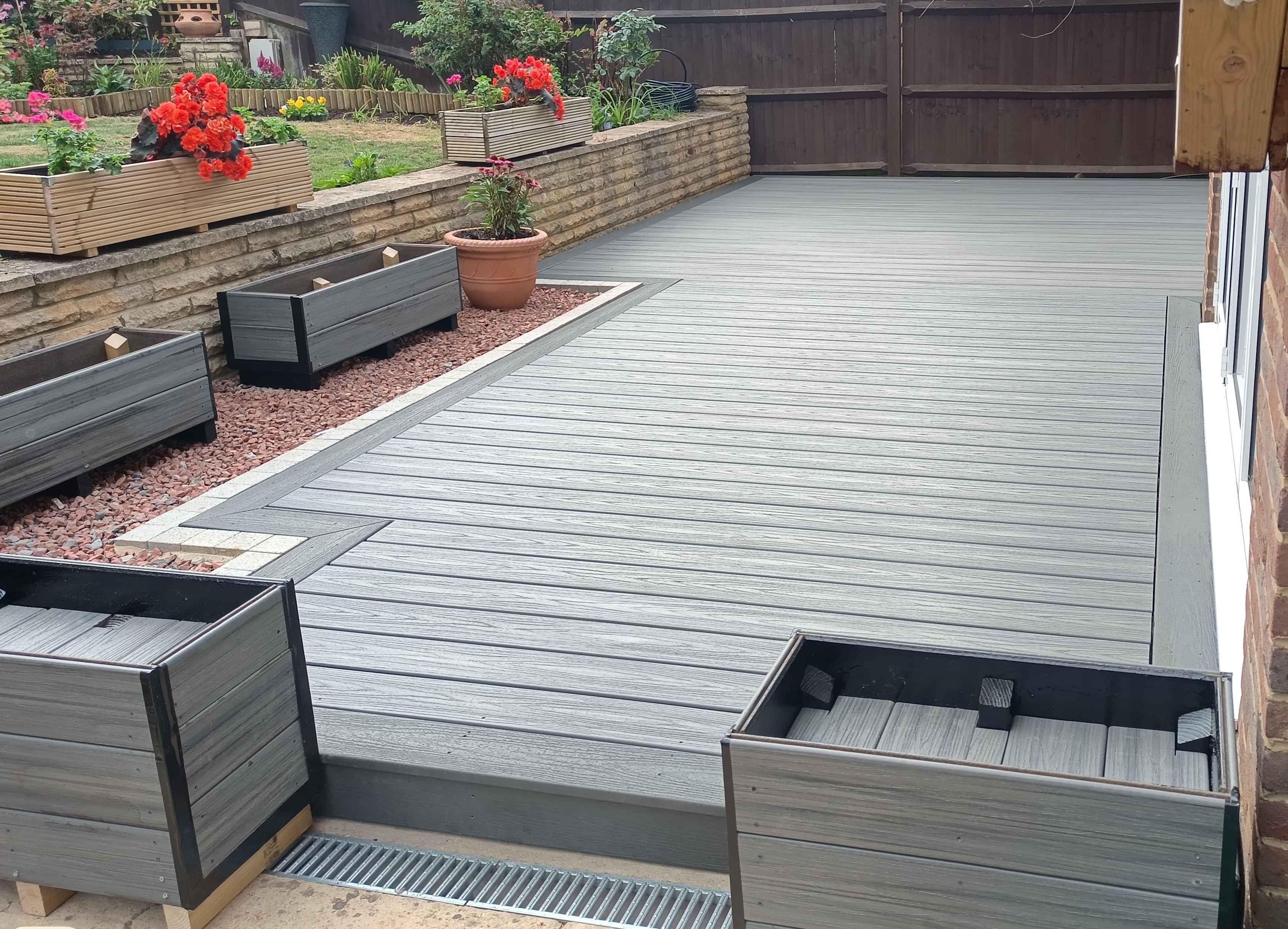 Another image (from a different angle) showing the completed deck.