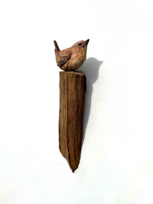 Wren bird sculpture 7 Simon Griffiths