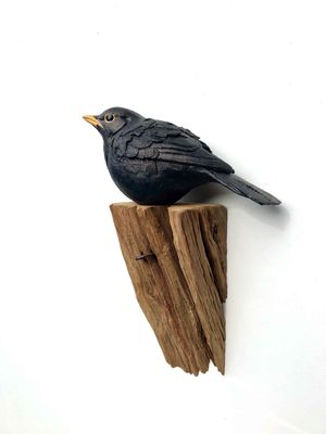 Blackbird sculpture 2