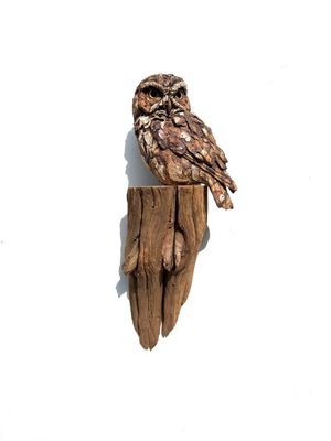 Little Owl Sculpture 1 Simon Griffiths