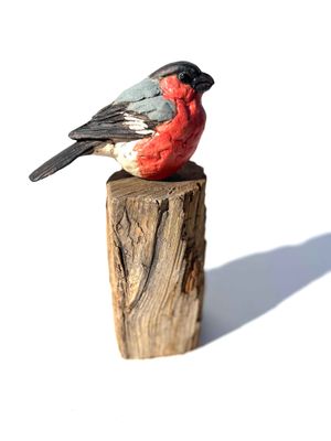 Bullfinch 1 Sculpture Simon Griffiths