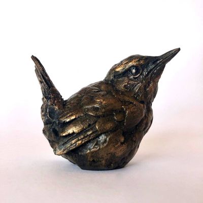 A Wren 1 in cold cast bronze
