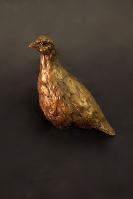 Foundry bronze,Male Partridge, edition 2 of 24