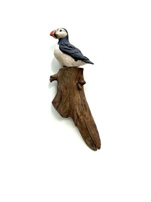 Puffin Sculpture 10 mounted