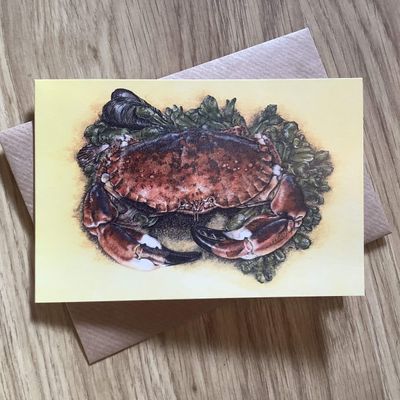 Colin the Crab Greetings Card