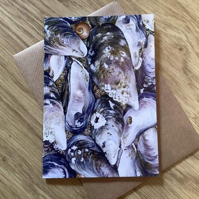 Mussel Bound! Greetings Card