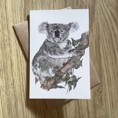 Rolfie the Koala Greetings Card