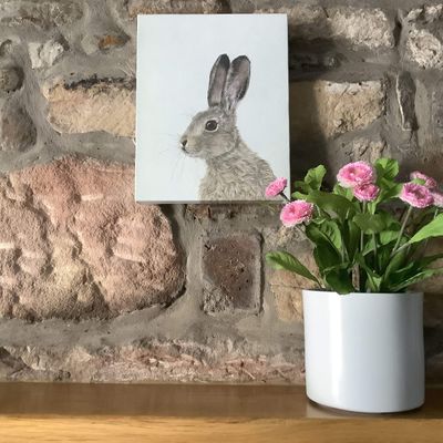 Hartley the Hare Canvas Print