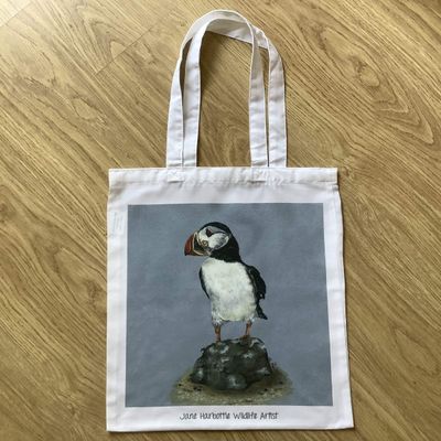 &ldquo;Puffin standing doing Nuffin!&rdquo; Tote Bag
