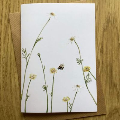 Busy Bumblebee Greetings Card