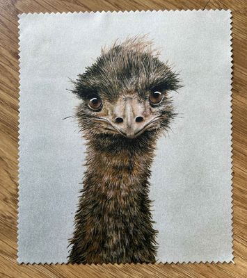 Super Soft &quot;Eddy the Emu&quot; Lens Cloth