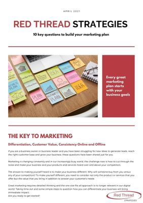 Free Guide to Strategic Marketing